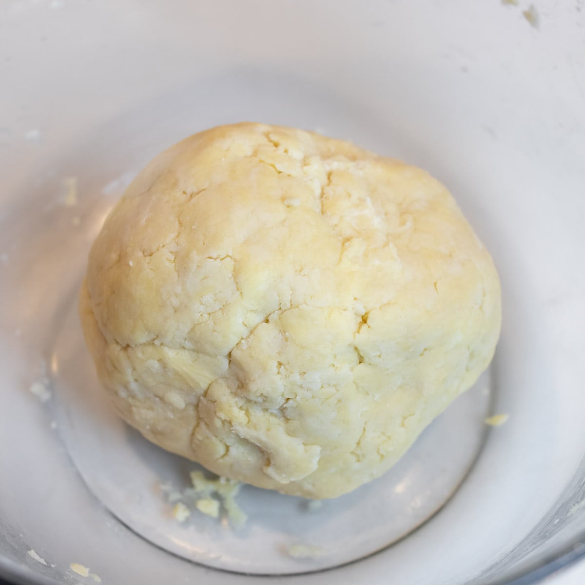 Pie Dough shaped into a large ball.