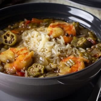 A bowl of soup